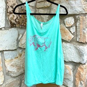 NWOT Oversized Buffalo print muscle tank